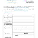 12 Grant Application Form Templates PDF Docs Pages Google Docs