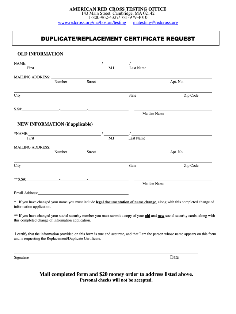 American Red Cross Cna Renewal Form Fill Out And Sign Printable PDF 