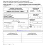 Bangladesh E Passport Renewal Form Singapore Printable Form 2022