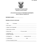 Dha Form 48 Application For Waiver Of Prescribed Requirements