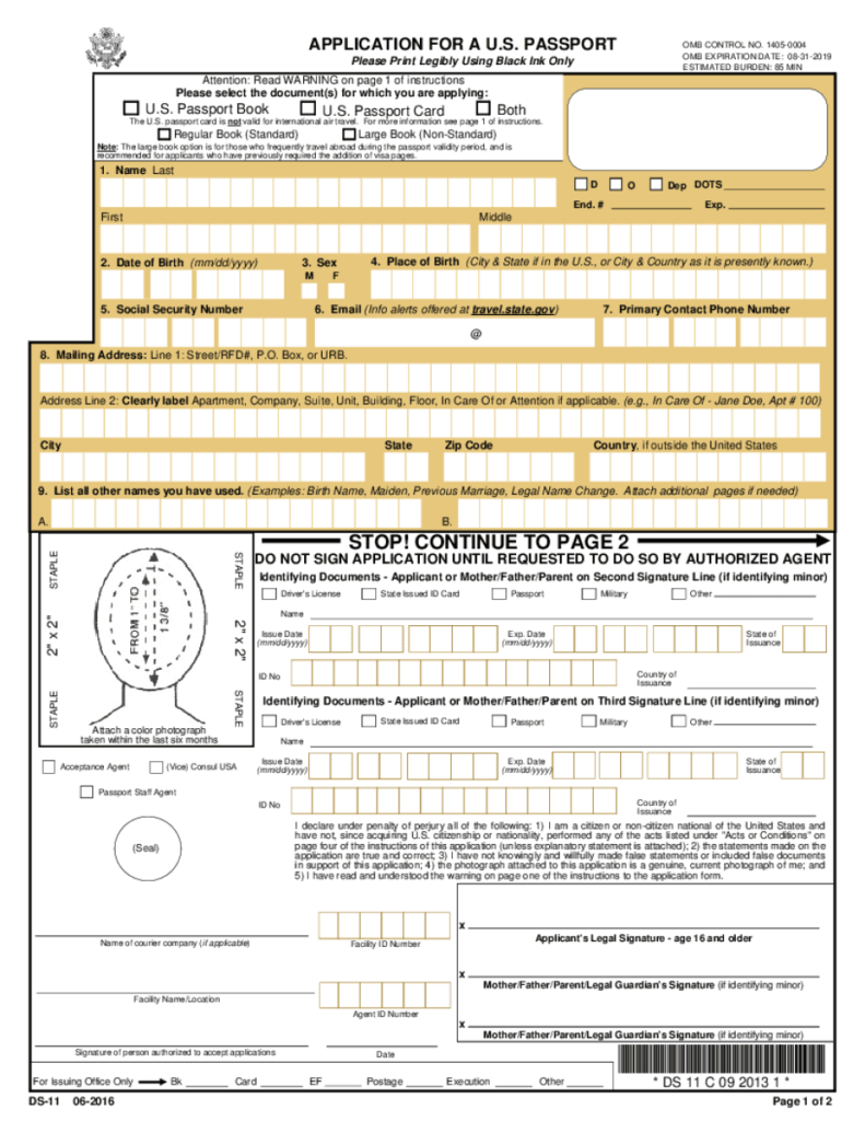 Ds 11 Form 2021 Printable Form 2022