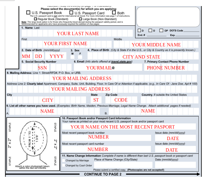 Ds 82 Form Sample Printable Form 2022