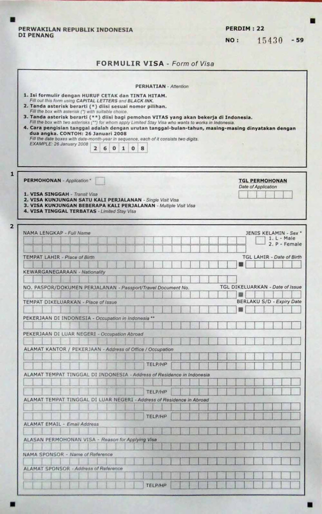 Example Form For Canadian Passport Renewal