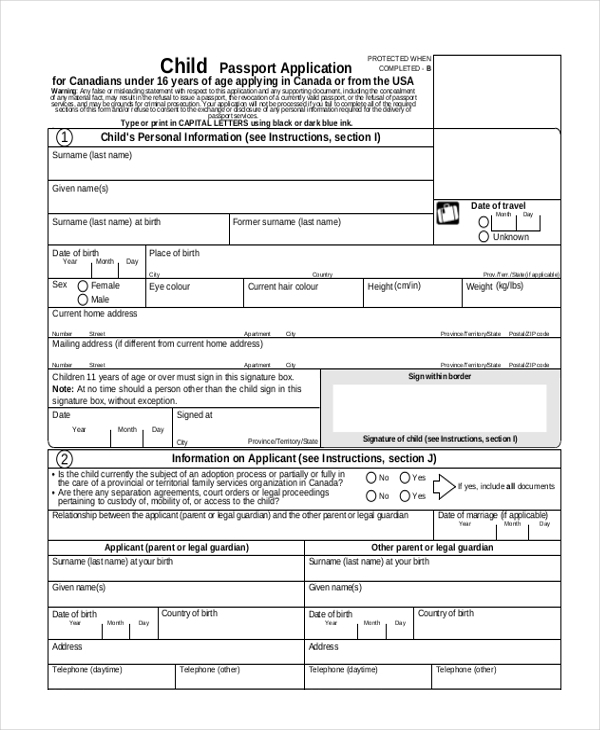 FREE 31 Sample Application Forms In PDF Ms Word Excel