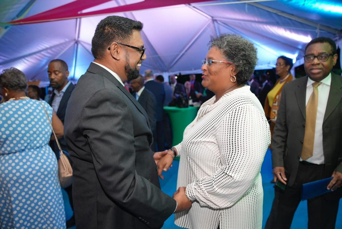 His Excellency Dr Irfaan Ali Attended A Reception Organised For