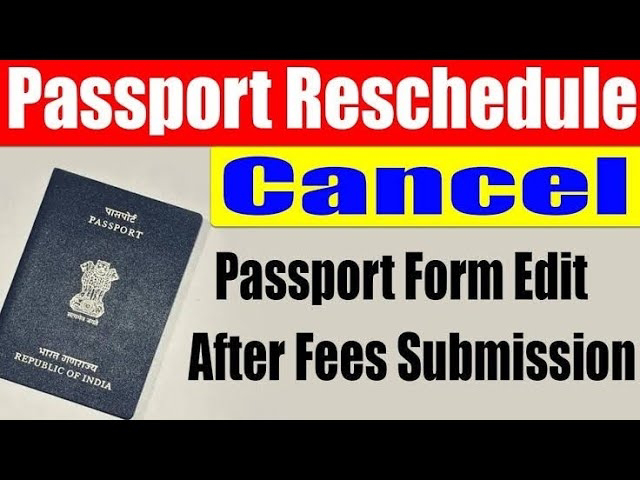 How To Correct Mistake In Passport Application After The Final Submission