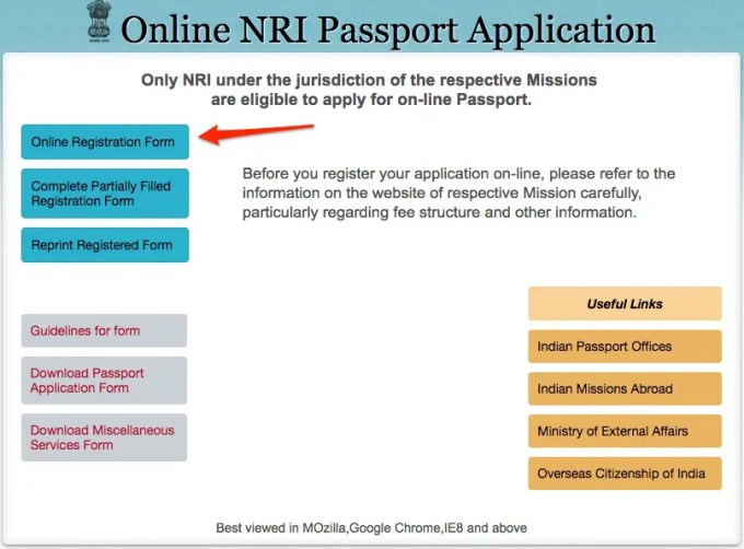 Indian Visa Lost Application Number