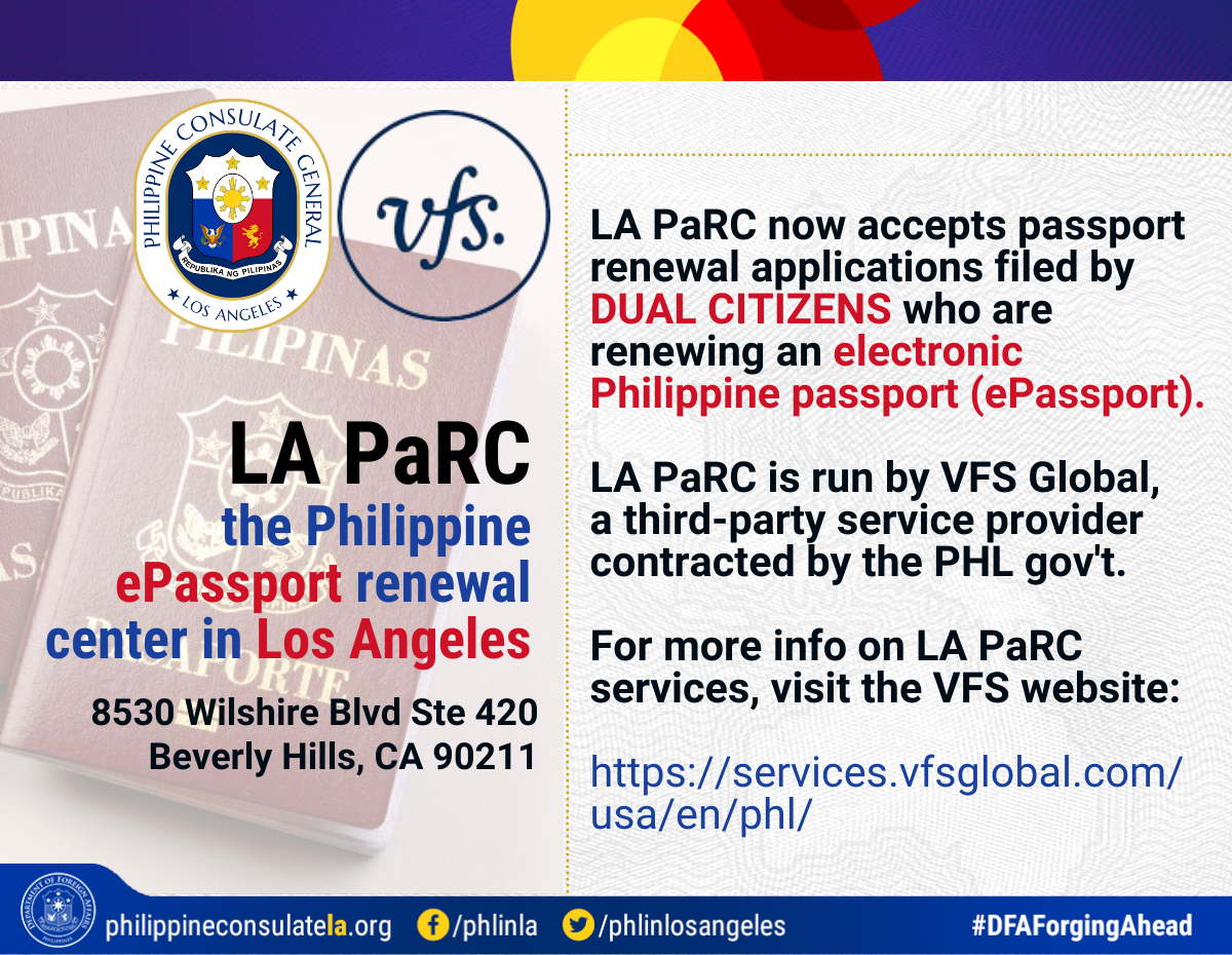 LA PaRC Now Accepting Dual Citizen Passport Renewal Applicants