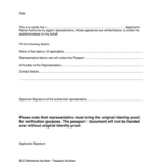 Letter Of Authorization Form Template Business Format