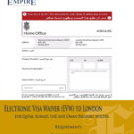 London Tourist Visa Application Form