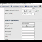 Nigerian Embassy Passport Application Form YouTube