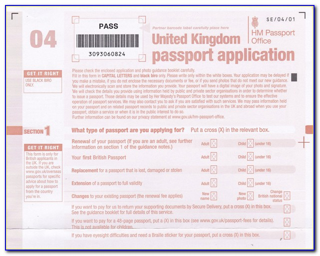 Passport Renewal Forms Uk Form Resume Examples QBD3yqaOXn