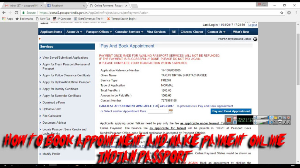 Passport Tatkal Appointment Booking Worldofsapje