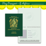 Play Passport South Africa Instant Download Printable Digital PDF JPG