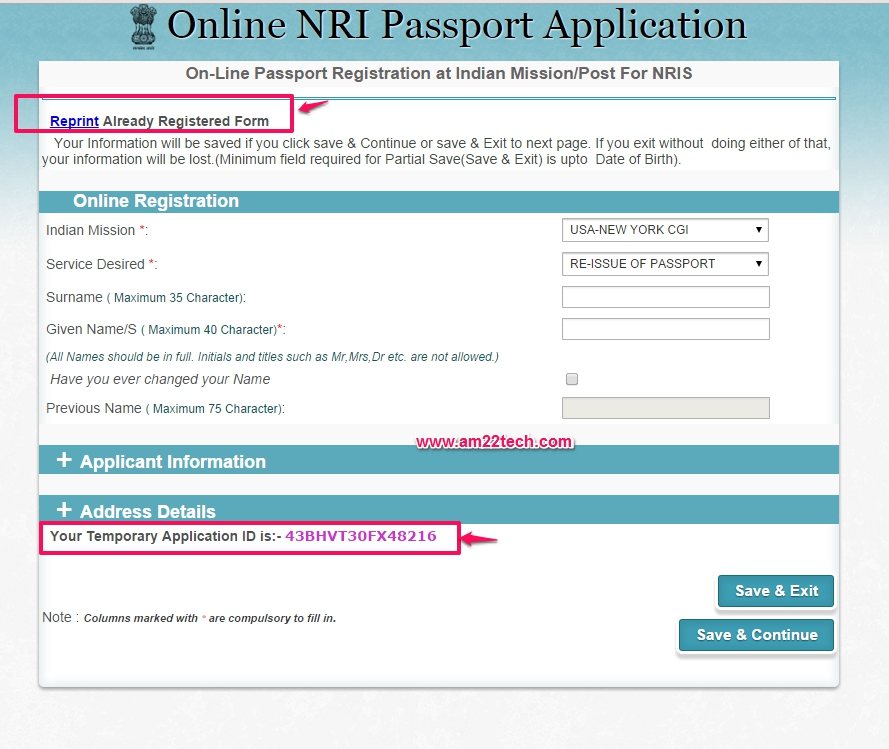 Renew Indian Child Passport In USA Documents Process AM22 Tech