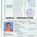 Sample Indian Passport