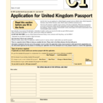 Uk Passport Forms Fill Online Printable Fillable Blank PdfFiller