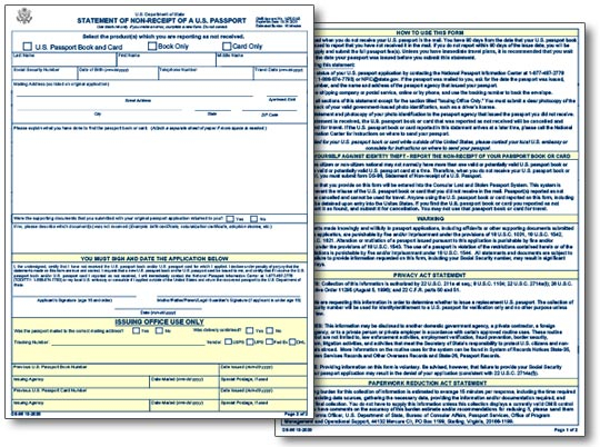 US Passport Applications Information