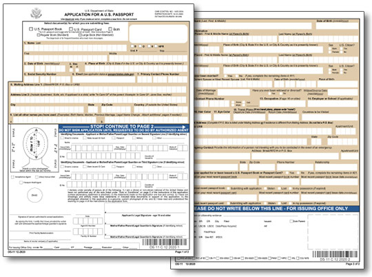 US Passport Applications Information