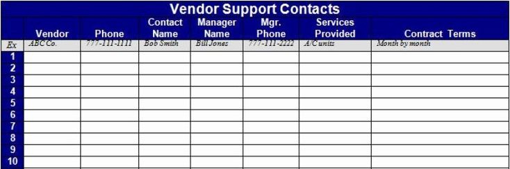 Vendor Information Form Template Excel Inspirational 4 Free Vendor List 